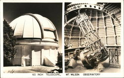 60-Inch Telescope, Mt. Wilson Observatory Mount Wilson, CA Postcard Postcard Postcard