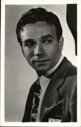 Dane Clark Signed Photo Postcard