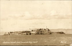 Alcatraz Island View from Across San Francisco California Postcard Postcard Postcard