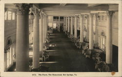 2472. The Foyer, The Homestead, Hot Springs, Va. Postcard