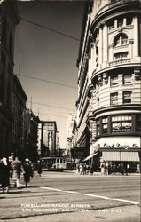 Powell And Market Streets San Francisco, CA Postcard Postcard Postcard