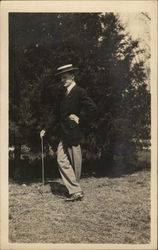 Snapshot of Man With Cane Snapshot of Man With Cane