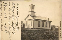 M.E. Church South Byron, NY Postcard Postcard Postcard