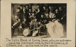 The Exira Band Iowa Postcard Postcard Postcard