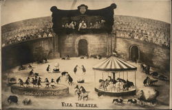 Flea Theater Circus Painting Postcard