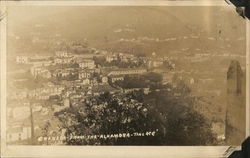 Granada - From the Alhambra Palace Postcard