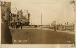 Street Scene Cherbourg, France Postcard Postcard Postcard