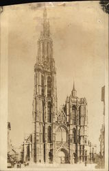 Our Lady Church Antwerp, Belgium Benelux Countries Postcard Postcard Postcard