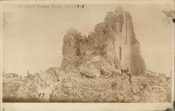 The Ruins of Nieuport, Templar's Tower Nieuwpoort, Belgium Benelux Countries Postcard Postcard Postcard