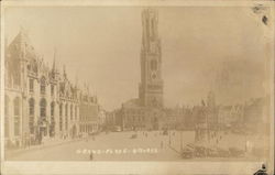 Grand Place Bruges, Belgium Benelux Countries Postcard Postcard Postcard