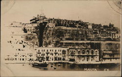 View of Waterfront Malta Postcard Postcard Postcard