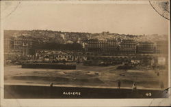 View of City Algiers, Algeria Africa Postcard Postcard Postcard