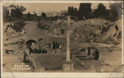 Ruins of Carthage Tunisia Africa Postcard Postcard Postcard