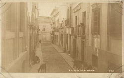 A Street in Almeria Postcard