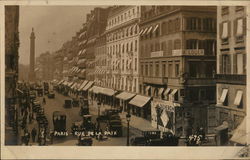 Rue de la Paix Paris, France Postcard Postcard Postcard