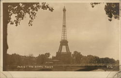 The Eiffel Tower Paris, France Postcard Postcard Postcard