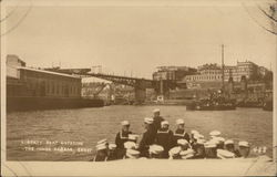 Liberty Boat Entering the Inner Harbor Postcard