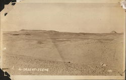 Desert Scene Egypt Africa Postcard Postcard Postcard