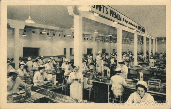 Swift & Company - Slicing Swift's Premium Bacon Chicago Illinois