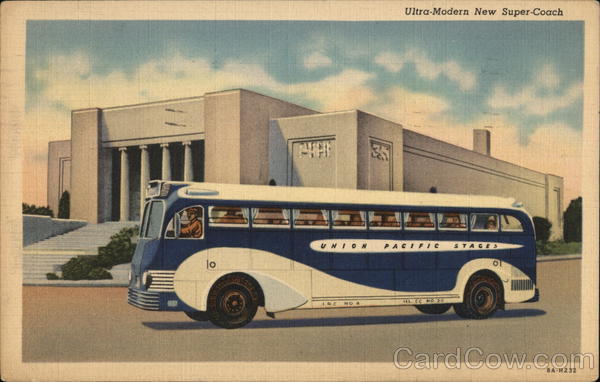 Union Pacific Super-Coach Buses