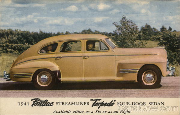 1941 Pontiac Streamliner Torpedo Four-Door Sedan Cars