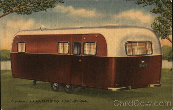 Compliments of ALMA TRAILER CO., Alma, Michigan
