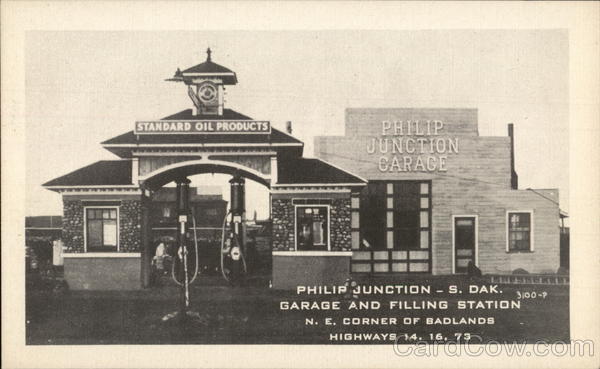 Garage & Filling Station Philip Junction South Dakota