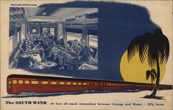 The South Wind - Chicago to Miami Locomotives