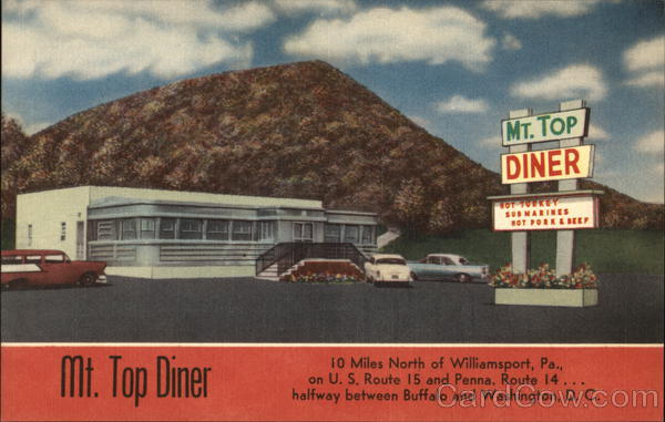 Mt. Top Diner Cogan Station Pennsylvania