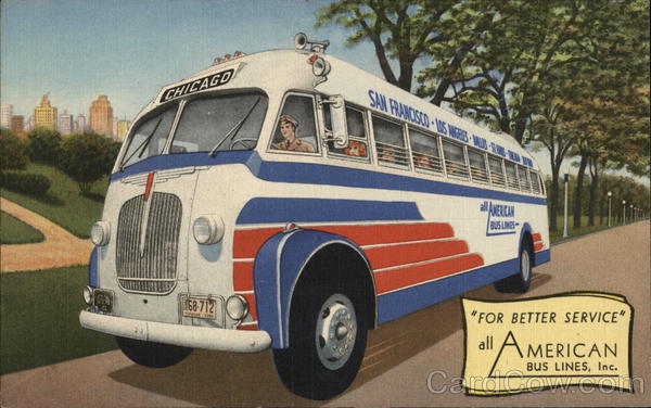 Rare All American Bus Lines Buses