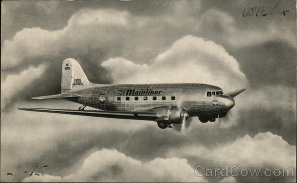 United Air Lines Skylounge Airline Advertising