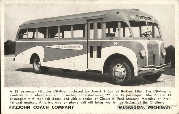Fitzjohn Coach Comapny, Muskegon, MI Buses