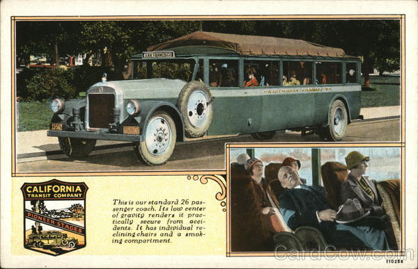California Transit Company Passenger Coach Buses