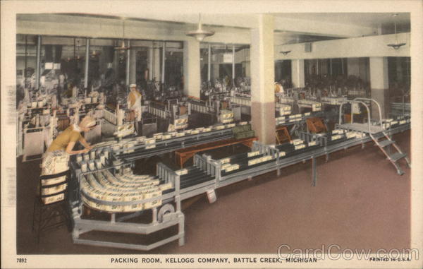 Kellogg Company - Packing Room Battle Creek Michigan