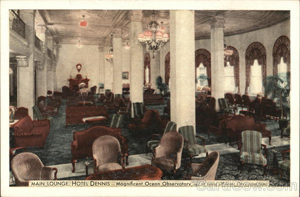 Hotel Dennis - Main Lounge Atlantic City New Jersey