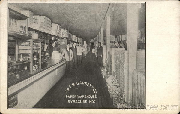 J. & F. B. Garrett Co. - Paper Warehouse Syracuse New York