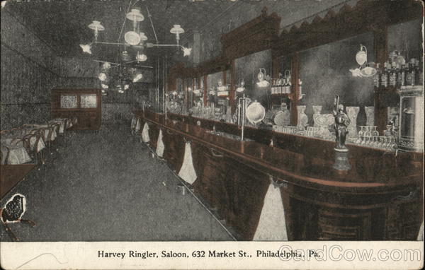Harvey Ringler's Saloon Philadelphia Pennsylvania