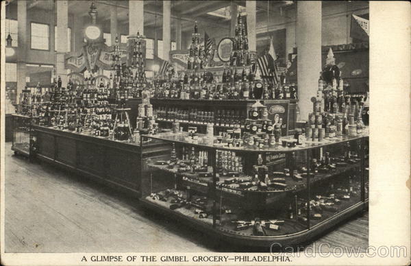 Gimbel Grocery Philadelphia Pennsylvania