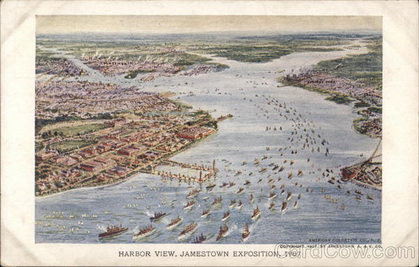 Harbor View 1907 Jamestown Exposition