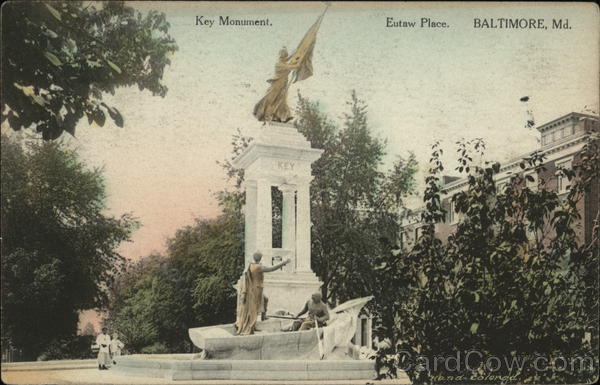 Key Monument, Eutaw Place Baltimore Maryland