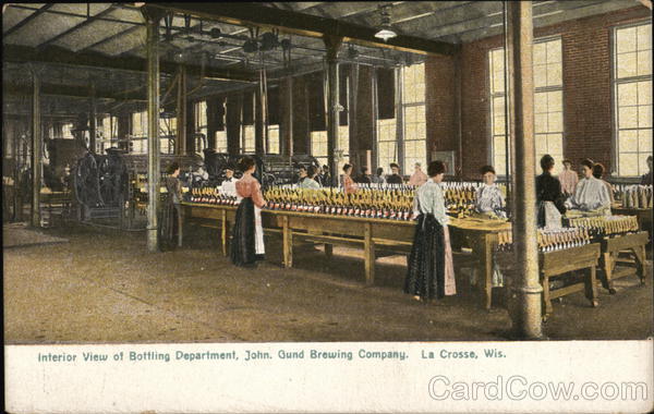 Gund Brewing Company - Bottling Department La Crosse Wisconsin