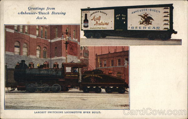Anheuser-Busch - Largest Switching Locomotive Ever Built St. Louis Missouri
