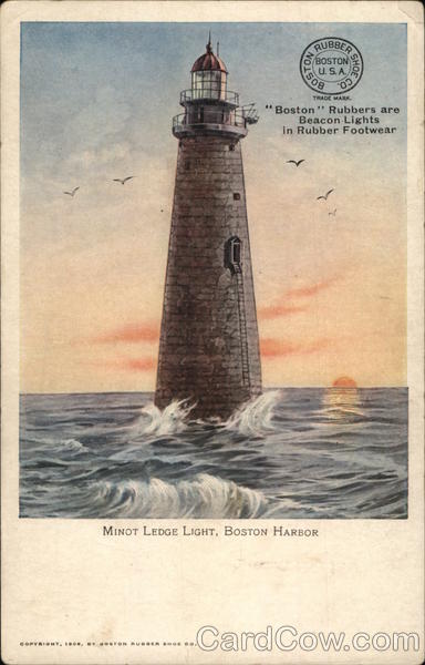 Minot Ledge Light, Boston Harbor Massachusetts