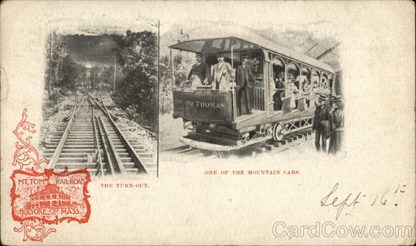 Mt. Tom Railroad - The Turn-Out and Mountain Car Holyoke Massachusetts