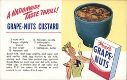 Grape-Nuts, C.W. Post Advertising Postcard Postcard Postcard