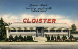 Cloister Diner Ephrata, PA Postcard Postcard Postcard