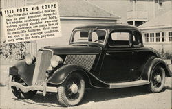 1933 Ford V-8 Coupe Postcard