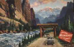 The Gallatin Gateway Yellowstone National Park Postcard Postcard Postcard