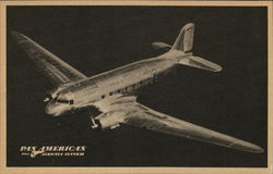 PAA Douglas Clipper Airline Advertising Postcard Postcard Postcard