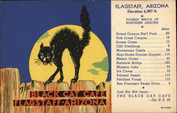 Black Cat Cafe Flagstaff, AZ Postcard Postcard Postcard